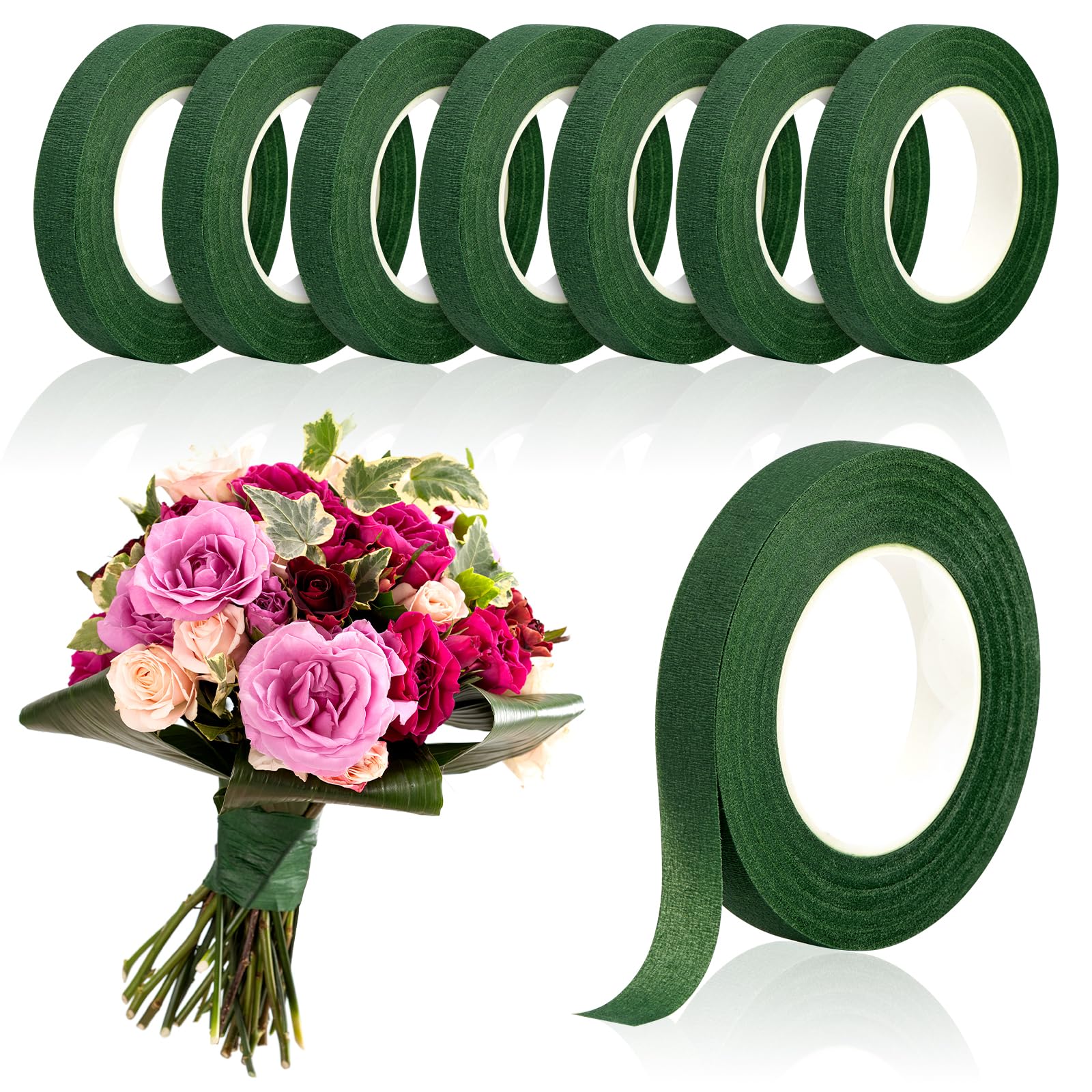 The Florist Supply - 20 metre Yeşil Buket Çiçek Bantları