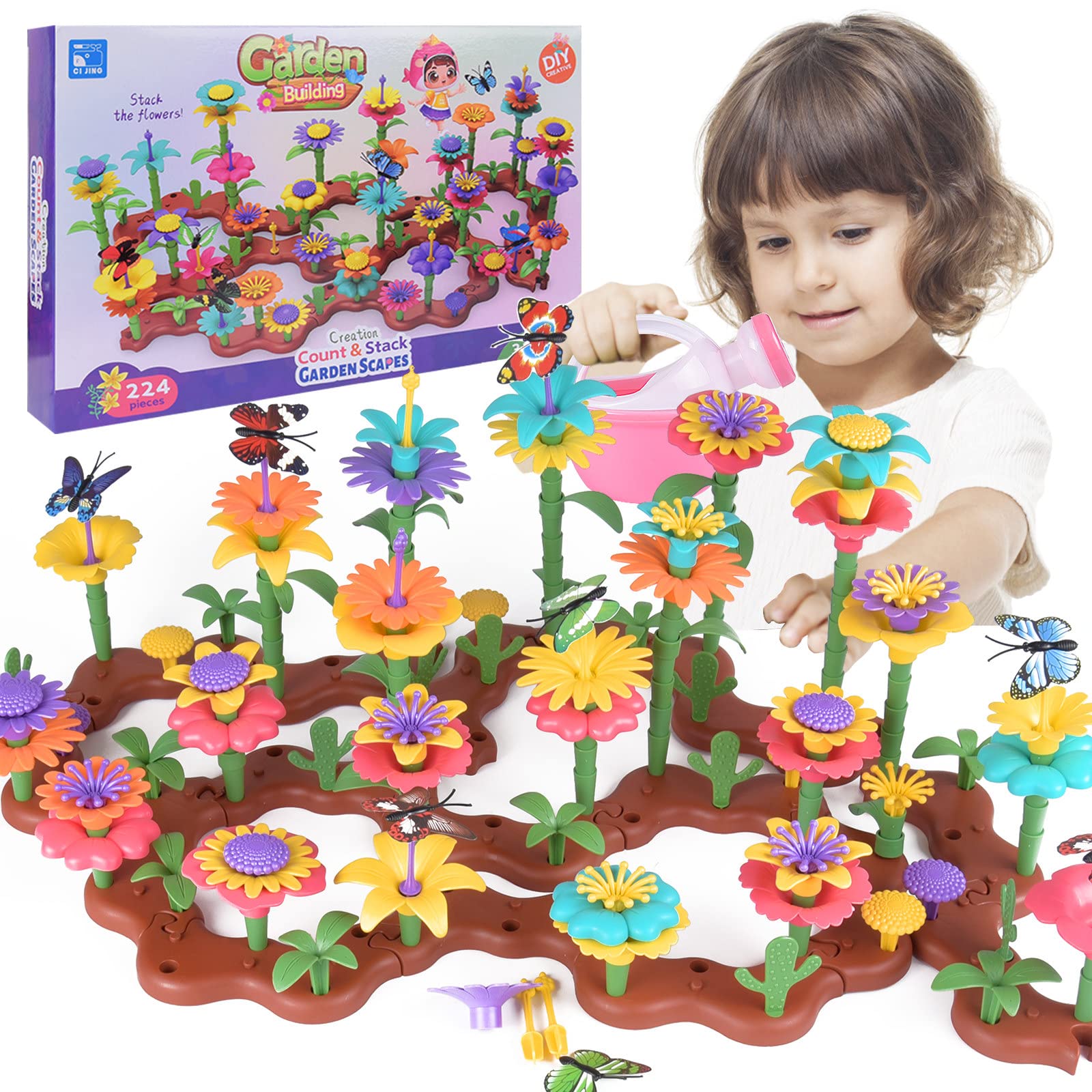 Florist Supply Bulk - STEM Eğitici Çiçek Bahçesi Yapı Oyuncak