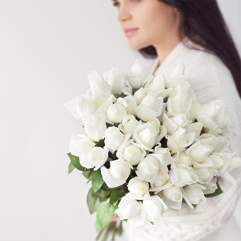Florist Supply Bulk - 7 adet gerçek dokunmatik şube kök