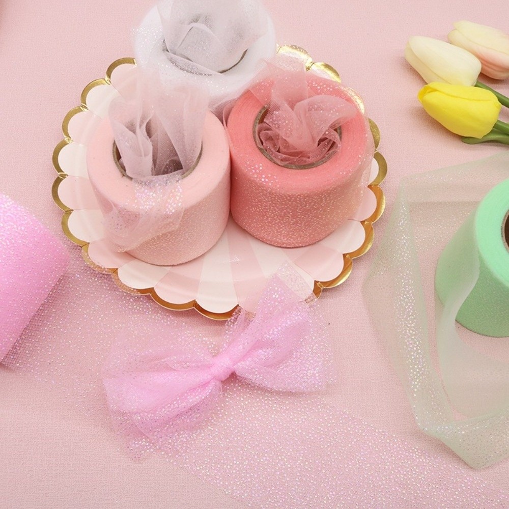 6 CM 25 Metre Kristal Payet Ku - Ribbon Organza Roll incelemesi ve fiyatı