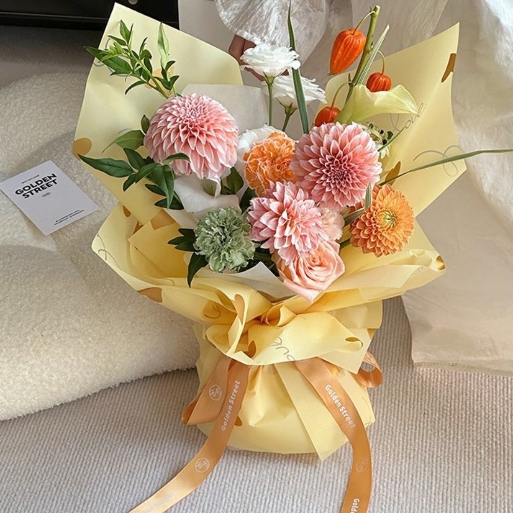 20 yaprak çok renkli çiçek amb - Flower Wrap Kraft incelemesi ve fiyatı