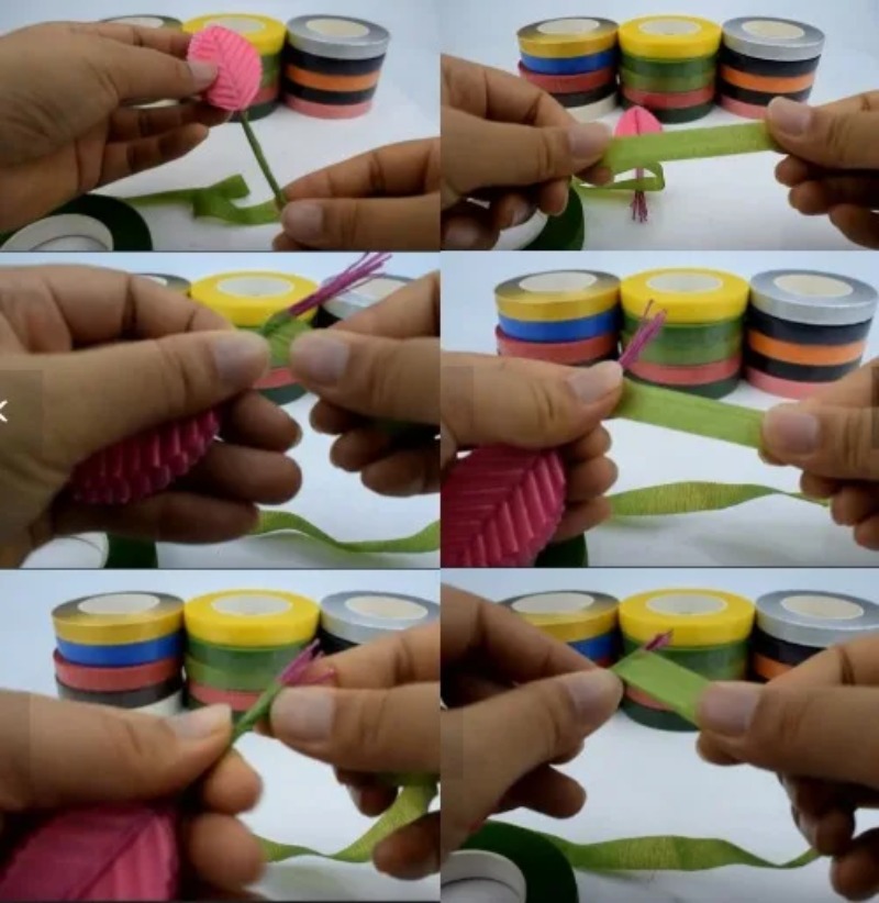 5 adet 30 yard kendinden yapış - Floral Tape Green incelemesi ve fiyatı