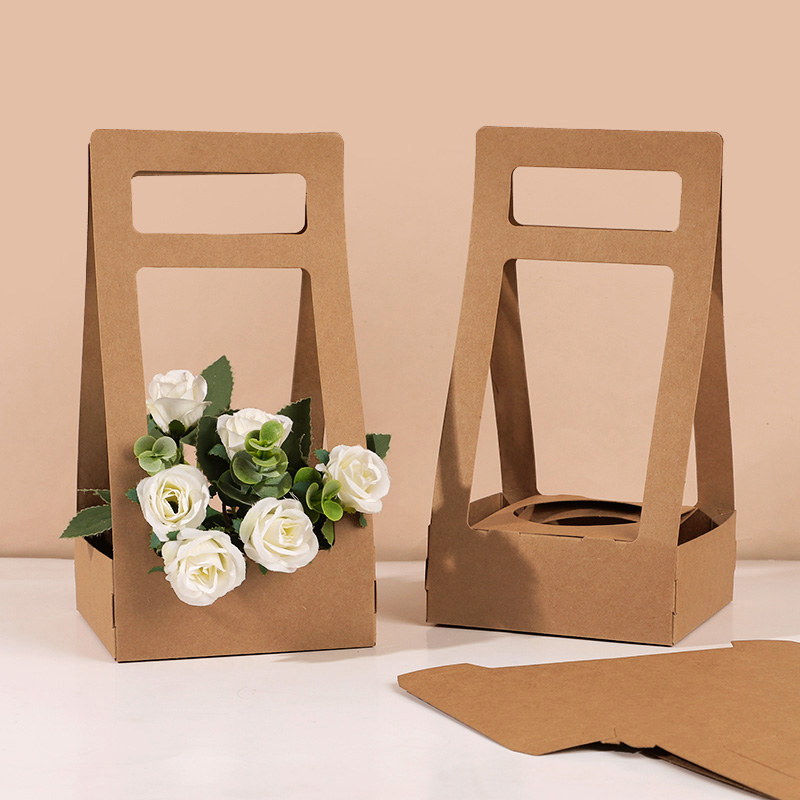 3/5 adet el çiçek kutusu Kraft - Flower Wrap Kraft incelemesi ve fiyatı