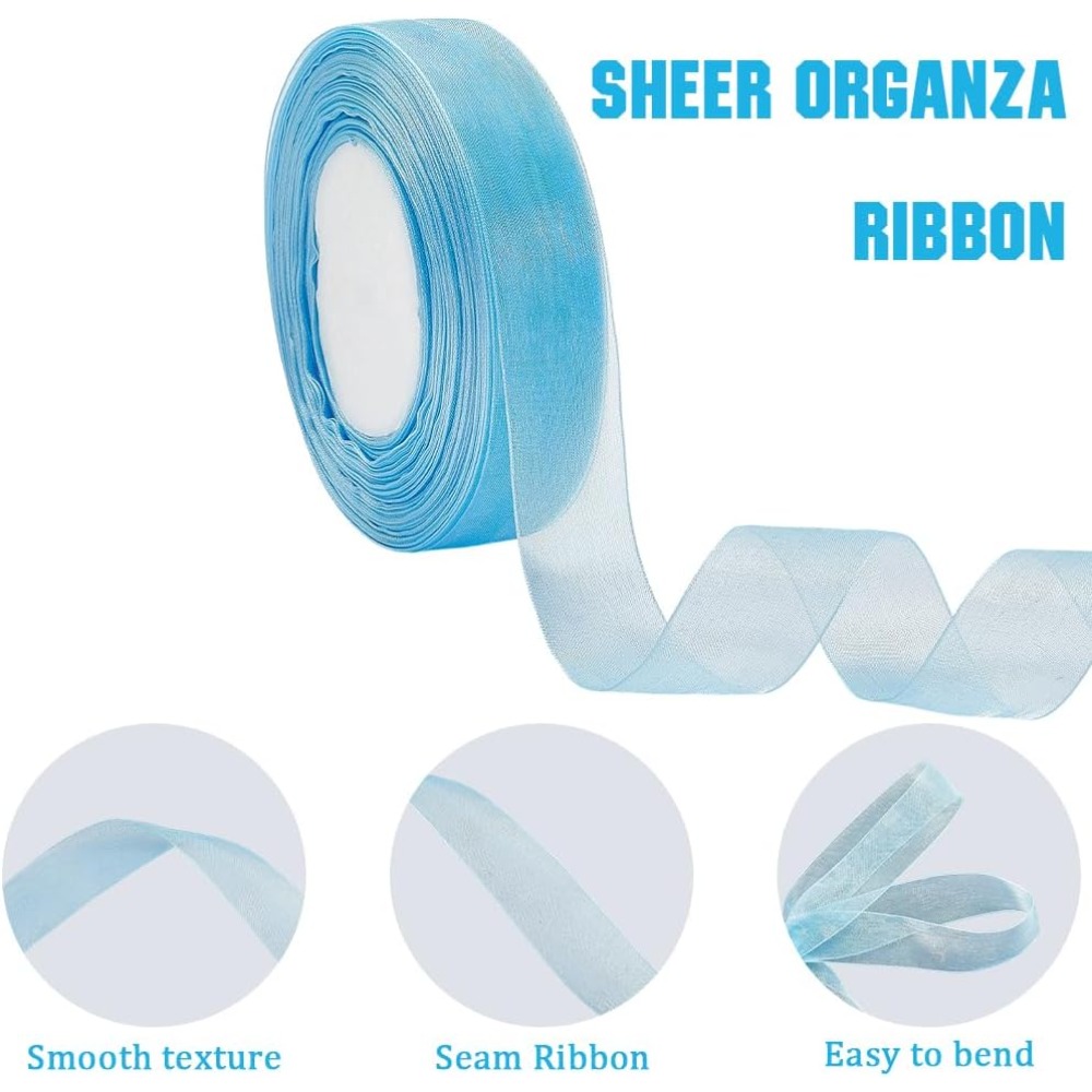 1 Rulo Şeffaf Organze Kurdele  - Ribbon Organza Roll incelemesi ve fiyatı
