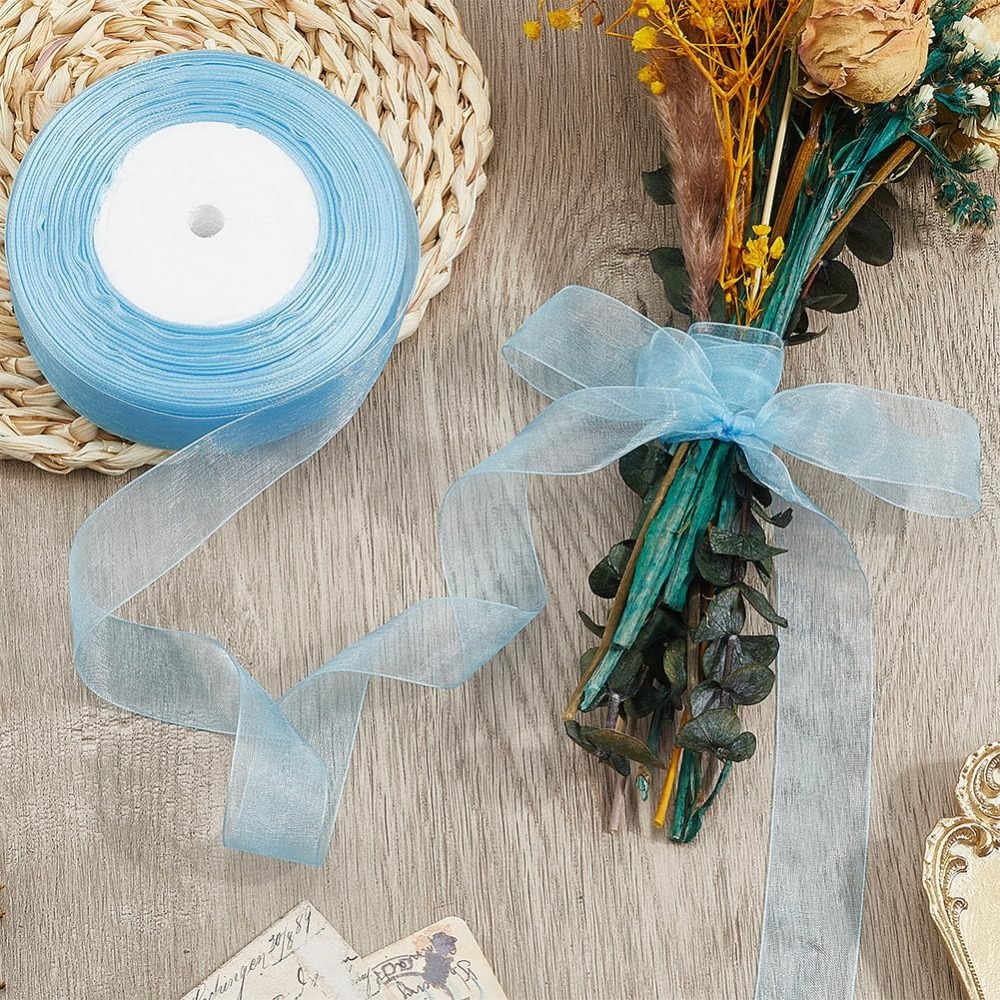 1 Rulo Şeffaf Organze Kurdele  - Ribbon Organza Roll incelemesi ve fiyatı