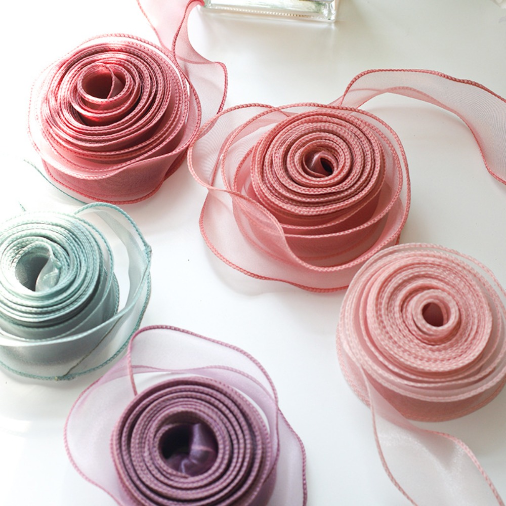40mm 10 yarda Saten Kurdele Ru - Ribbon Organza Roll incelemesi ve fiyatı