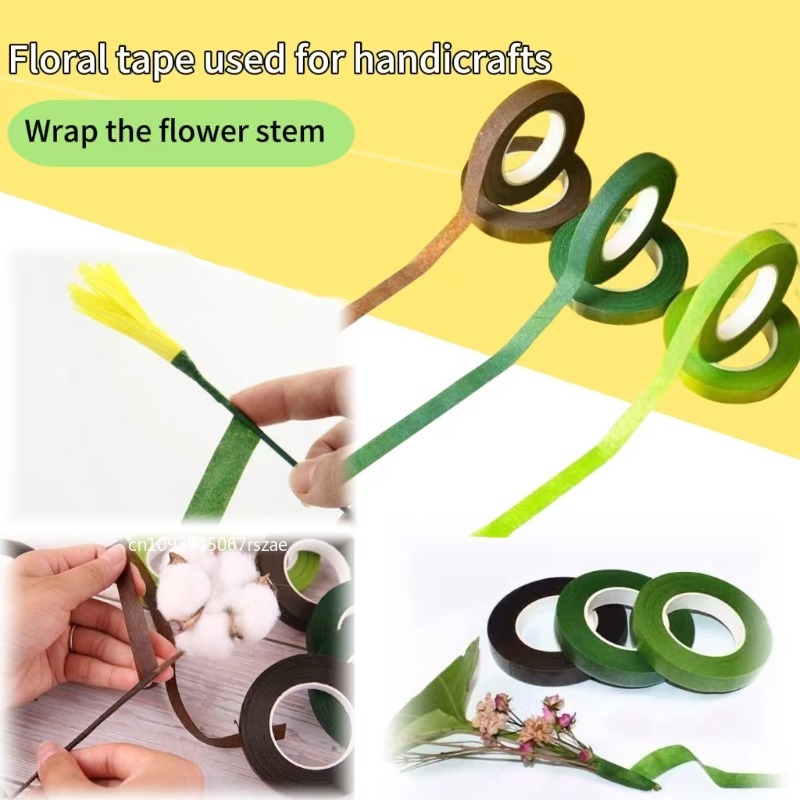 Çiçekçilik Bantları Krep Kağıd - Floral Tape Green incelemesi ve fiyatı