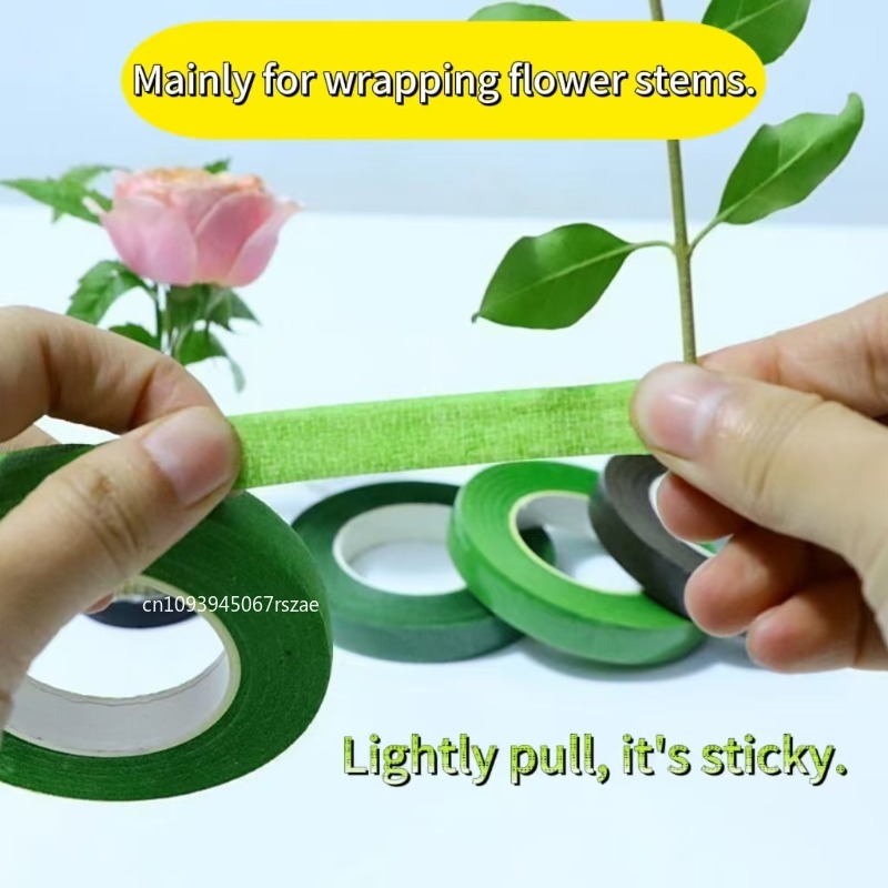 Çiçekçilik Bantları Krep Kağıd - Floral Tape Green incelemesi ve fiyatı