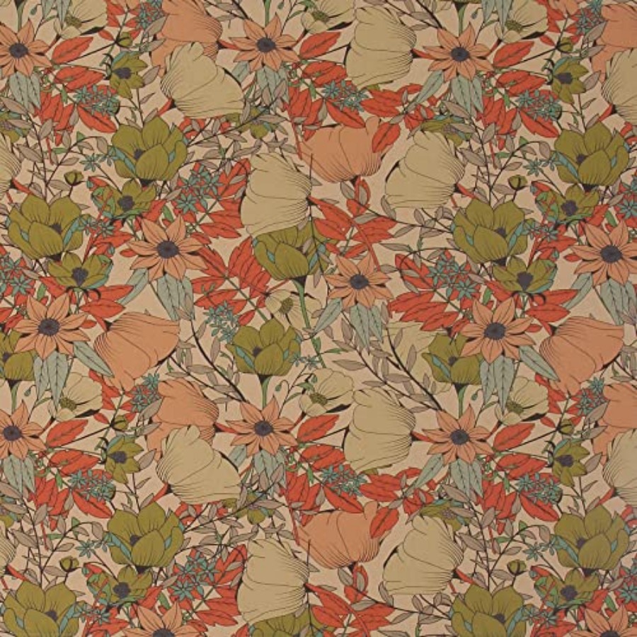 Kraft Çiçek Desenli Ambalaj Ka - Flower Wrap Kraft incelemesi ve fiyatı